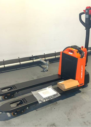 Elektrische palletwagen Noblelift PTE15Q 24V 20Ah, laadvermogen 1.500 kg, vorklengte 1.150 mm
