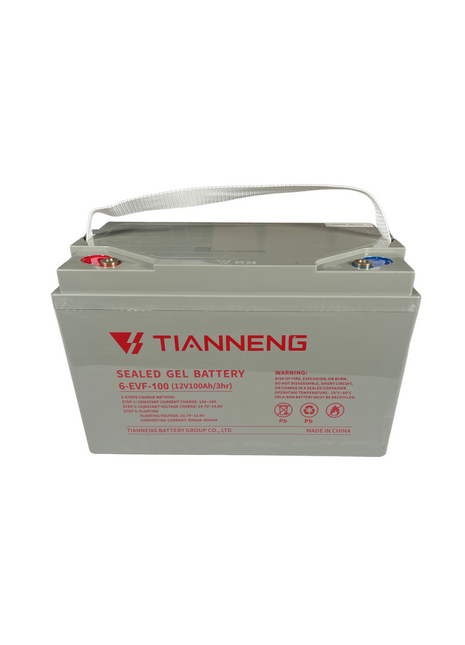 Krachtige gelbatterij 6-EVF-100 van Tianneng