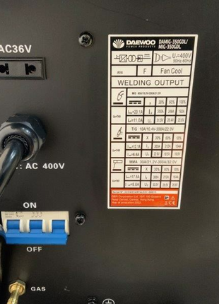 Lasmachine daewoo dame 350 gdl
