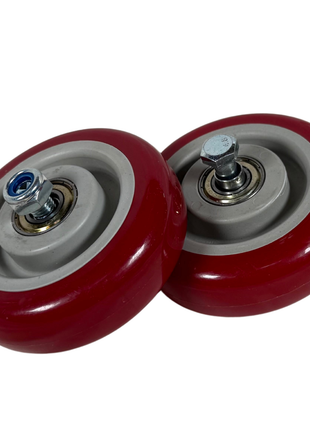 Rollenset für Abfallbehälter – für Kehrmaschinen Daewoo DAS100 / DAS80 / Kremer KRS100 / KRYZS4 / Graefer KM80-PRO