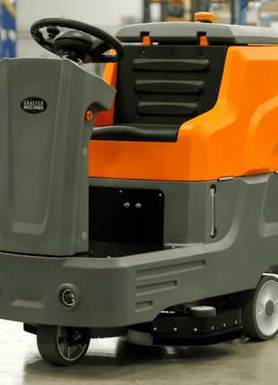 Lavapavimenti uomo a bordo Graefer SM125-PRO con doppia spazzola