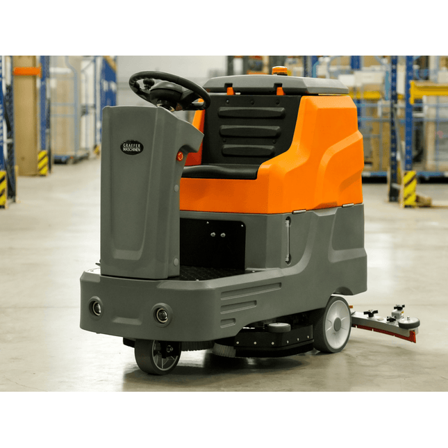 Aufsitz-Scheuersaugmaschine Graefer SM125-PRO mit Doppelbürste