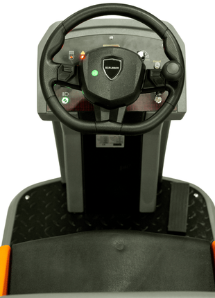 Lavapavimenti uomo a bordo Graefer SM125-PRO con doppia spazzola