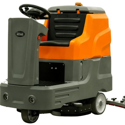 Lavadora de condutor sentado Graefer SM125-PRO com escova dupla