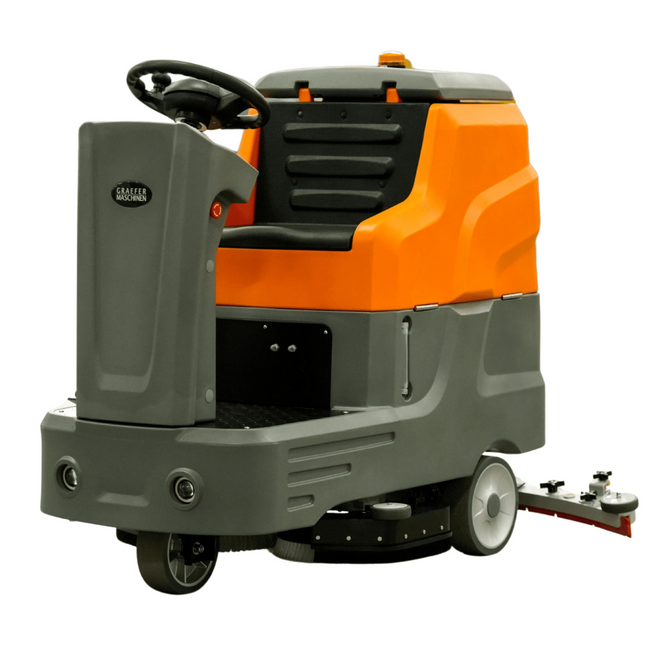 Aufsitz-Scheuersaugmaschine Graefer SM125-PRO mit Doppelbürste