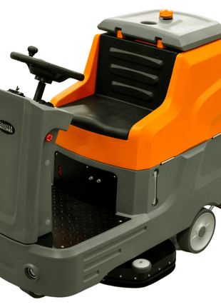 Lavapavimenti uomo a bordo Graefer SM125-PRO con doppia spazzola