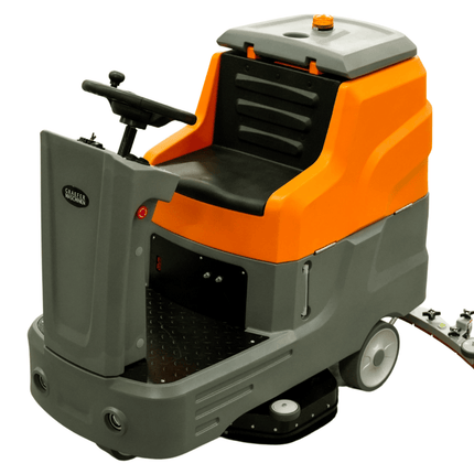 Lavadora de condutor sentado Graefer SM125-PRO com escova dupla