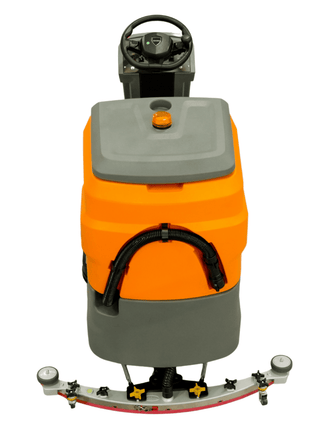 Lavapavimenti uomo a bordo Graefer SM125-PRO con doppia spazzola