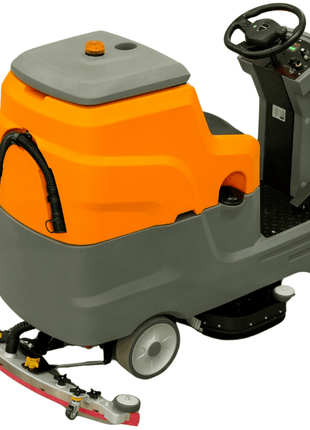 Lavapavimenti uomo a bordo Graefer SM125-PRO con doppia spazzola