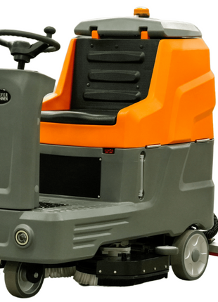 Lavapavimenti uomo a bordo Graefer SM80S-PRO con doppia spazzola