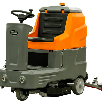 Lavadora de condutor sentado Graefer SM80S-PRO com escova dupla