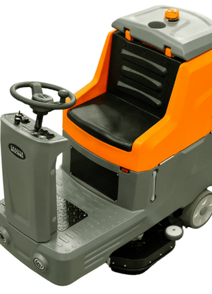 Lavapavimenti uomo a bordo Graefer SM80S-PRO con doppia spazzola