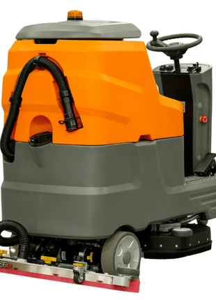 Lavapavimenti uomo a bordo Graefer SM80S-PRO con doppia spazzola