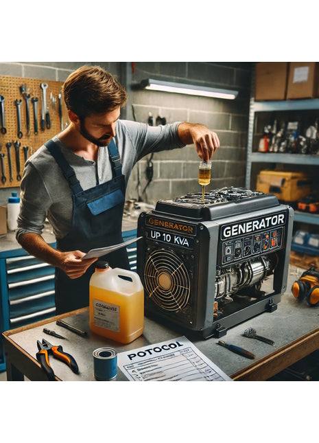 Erstinbetriebnahme für Stromgeneratoren bis 10 kVA