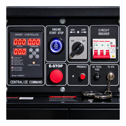 Stromerzeuger/ Notstrom 15kVA Daewoo DDAE18000SSE-3 Lüftgekühlt