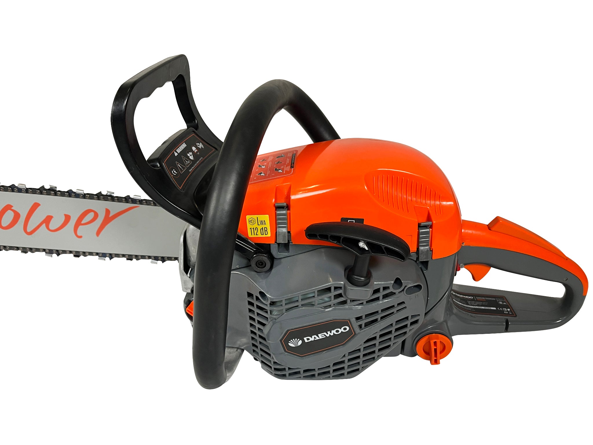 BLACK DECKER A6245CS Cadena para Motosierra Cromada Bajo Contragolpe 5 cm, 62 Eslabones de 1.3 cm de grosor, Perfil 3/8, para Motosierra CS2245 de 45 cm
