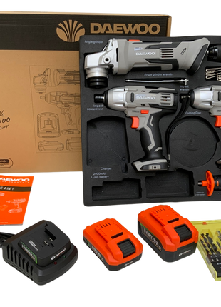 Daewoo Power Tool Set 4 v 1 – komplet akumulatorskega orodja za profesionalne potrebe