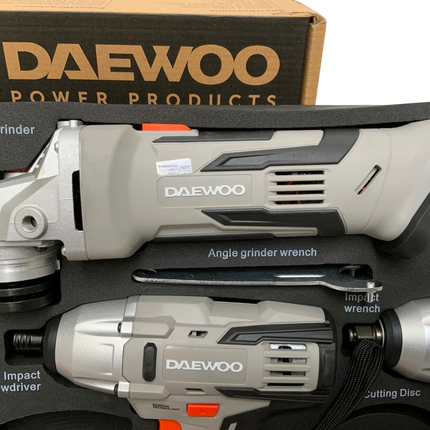 Daewoo Power-Tool Set 4 in 1 – Akku-Werkzeugset für professionelle Ansprüche