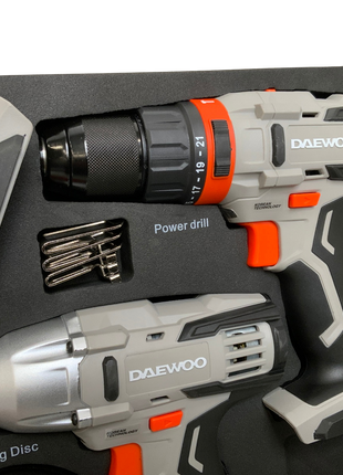 Daewoo Power Tool Set 4 v 1 – komplet akumulatorskega orodja za profesionalne potrebe