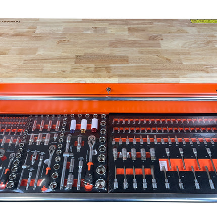 Daewoo tool trolley 387 pieces - professional quality