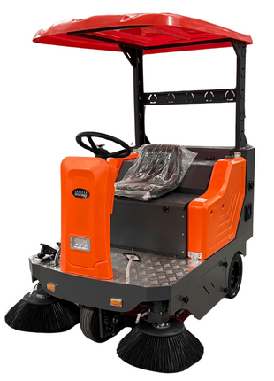 Aufsitz-Kehrmaschine mit Dach Graefer KM160-PRO