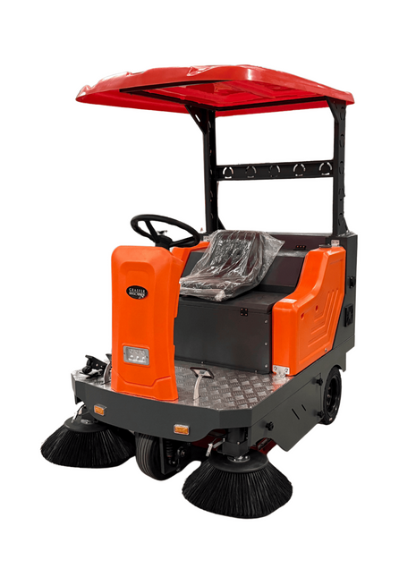 Aufsitz-Kehrmaschine mit Dach Graefer KM160-PRO