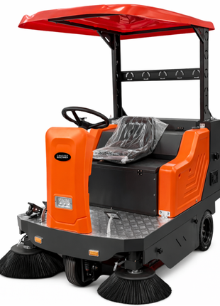 Aufsitz-Kehrmaschine mit Dach Graefer KM160-PRO