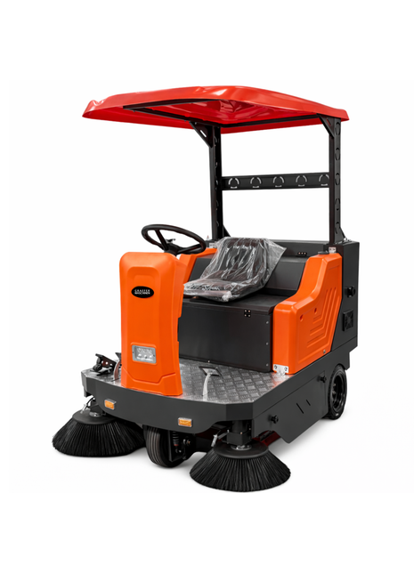 Aufsitz-Kehrmaschine mit Dach Graefer KM160-PRO