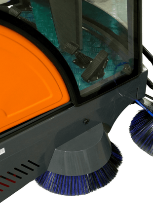 Kehrmaschine mit Kabine Graefer KM180-PRO