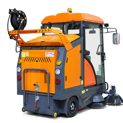 Kehrmaschine mit Kabine Graefer KM180-PRO inkl. Hochdruckreiniger