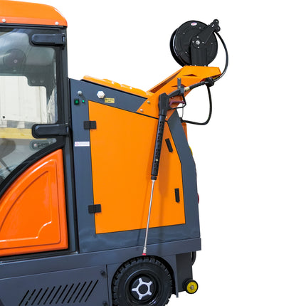 Kehrmaschine mit Kabine Graefer KM180-PRO inkl. Hochdruckreiniger
