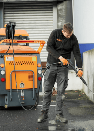 Kehrmaschine mit Kabine Graefer KM180-PRO