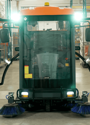 Kehrmaschine mit Kabine Graefer KM180-PRO