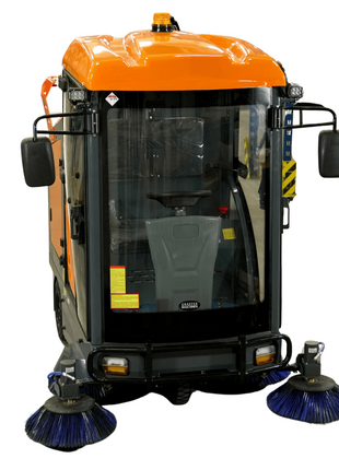 Kehrmaschine mit Kabine Graefer KM180-PRO