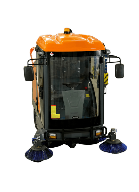 Kehrmaschine mit Kabine Graefer KM180-PRO