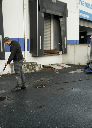 Kehrmaschine mit Kabine Graefer KM180-PRO