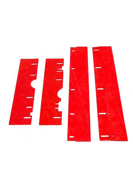 Gummilippen-Satz Kehrwalzengehäuse passend für die Aufsitz-Kehrmaschine Graefer KM120-PRO