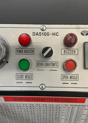 Hydraulic hose press DA5100-HC from Daewoo