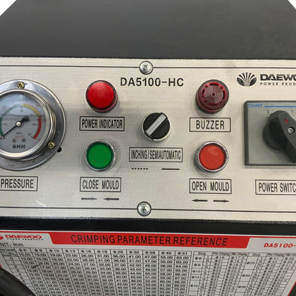 Hydraulic hose press DA5100-HC from Daewoo