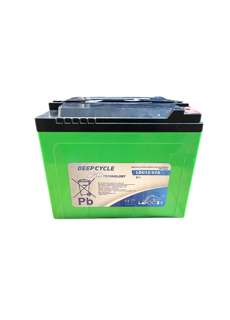 Leistungsstarke AGM-Batterie LDC12-67A von Leoch