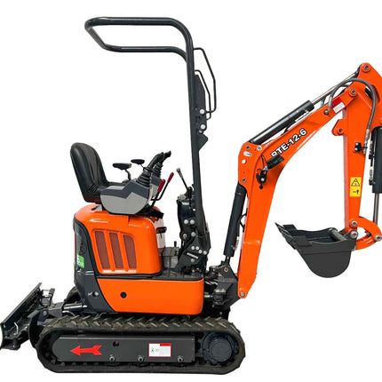 Minigraver RTE 12-6 med Kubota D722