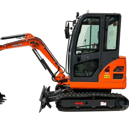 Mini escavadeira RTE-20A com motor Kubota D1105
