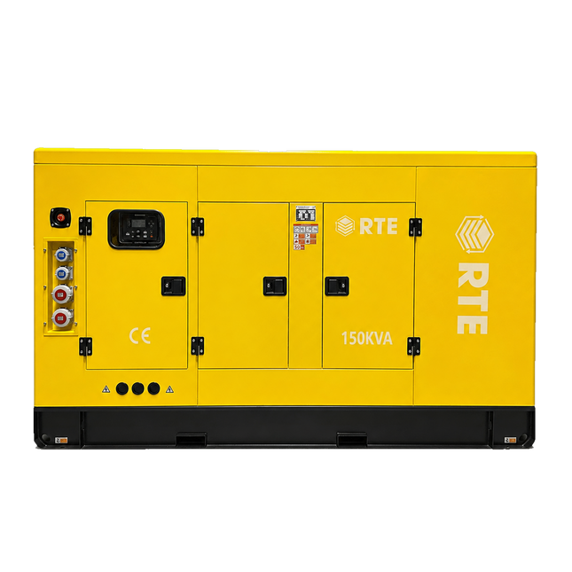 Gerador de energia diesel/energia de emergência RTE - 150kVA com 120.000W