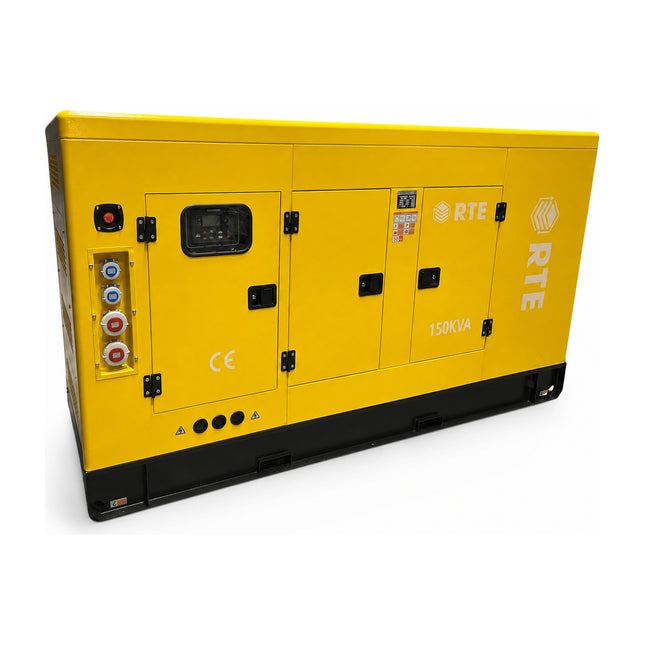 Gerador de energia diesel/energia de emergência RTE - 150kVA com 120.000W