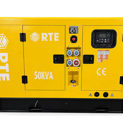 Dieselkraftgenerator/nödkraft RTE - 50kVA med 40 000W