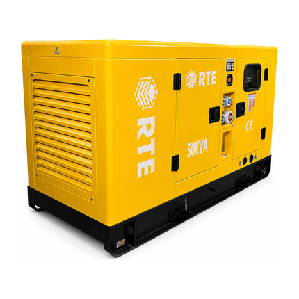 Dieselkraftgenerator/nödkraft RTE - 50kVA med 40 000W