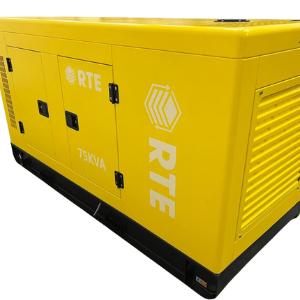 Gerador de energia diesel/energia de emergência RTE - 75kVA com 60.000W