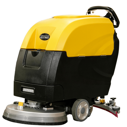 Lavadora, máquina de limpeza Graefer SM55F-PRO com acionamento de deslocamento