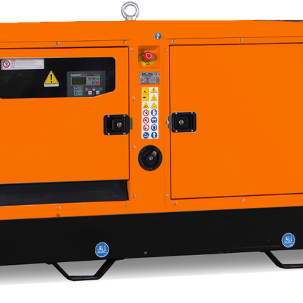 Agregat prądotwórczy o mocy 60 kVA, przemysłowy generator awaryjny z silnikiem wysokoprężnym (UE, norma V)