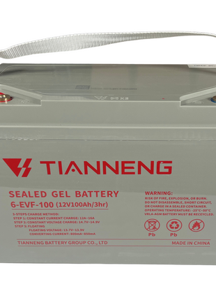 Leistungsstarke Gel-Batterie 6-EVF-100 von Tianneng